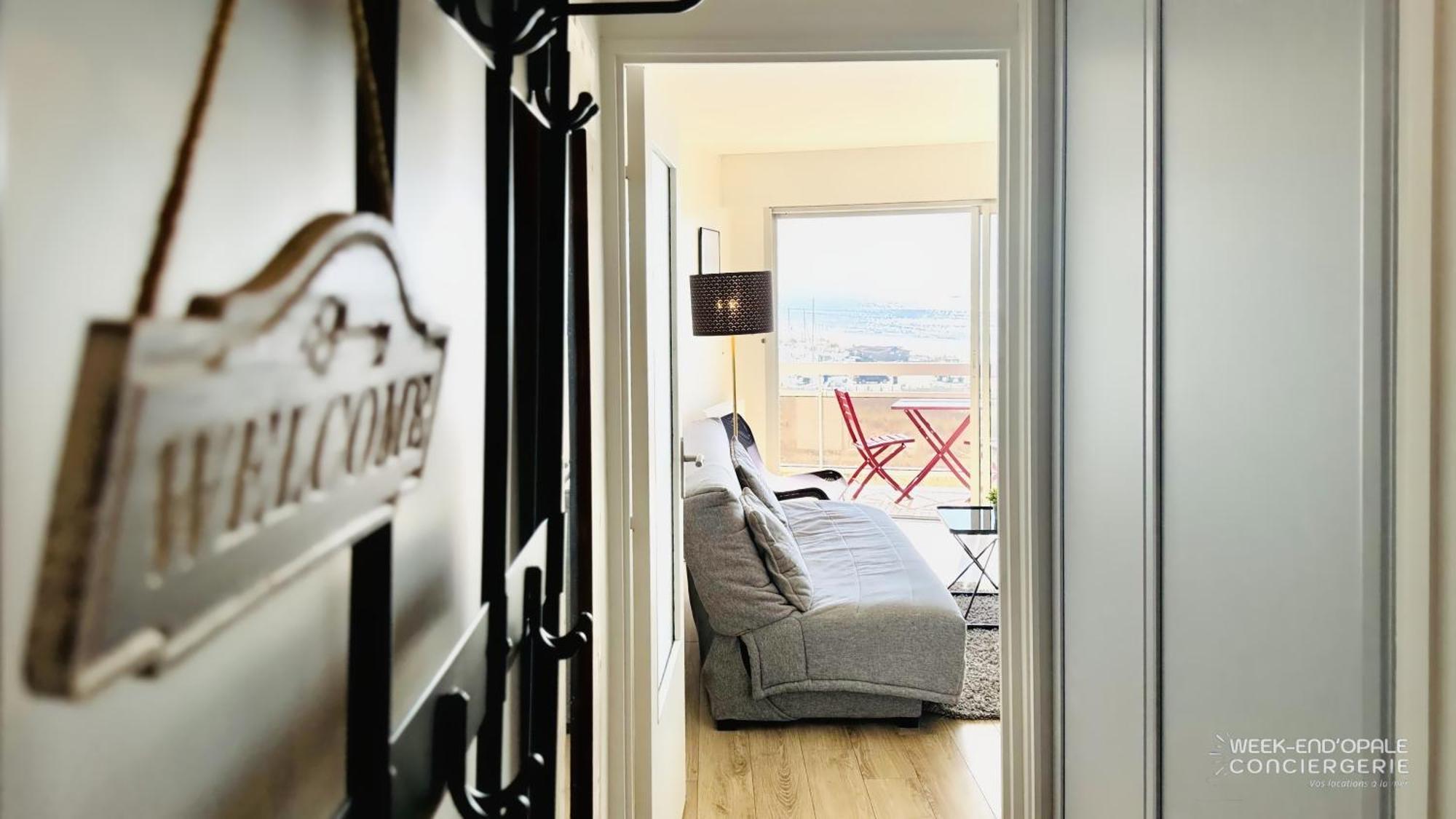Appartement Vue Mer Au Pied De La Plage De Merlimont-Plage Eksteriør billede