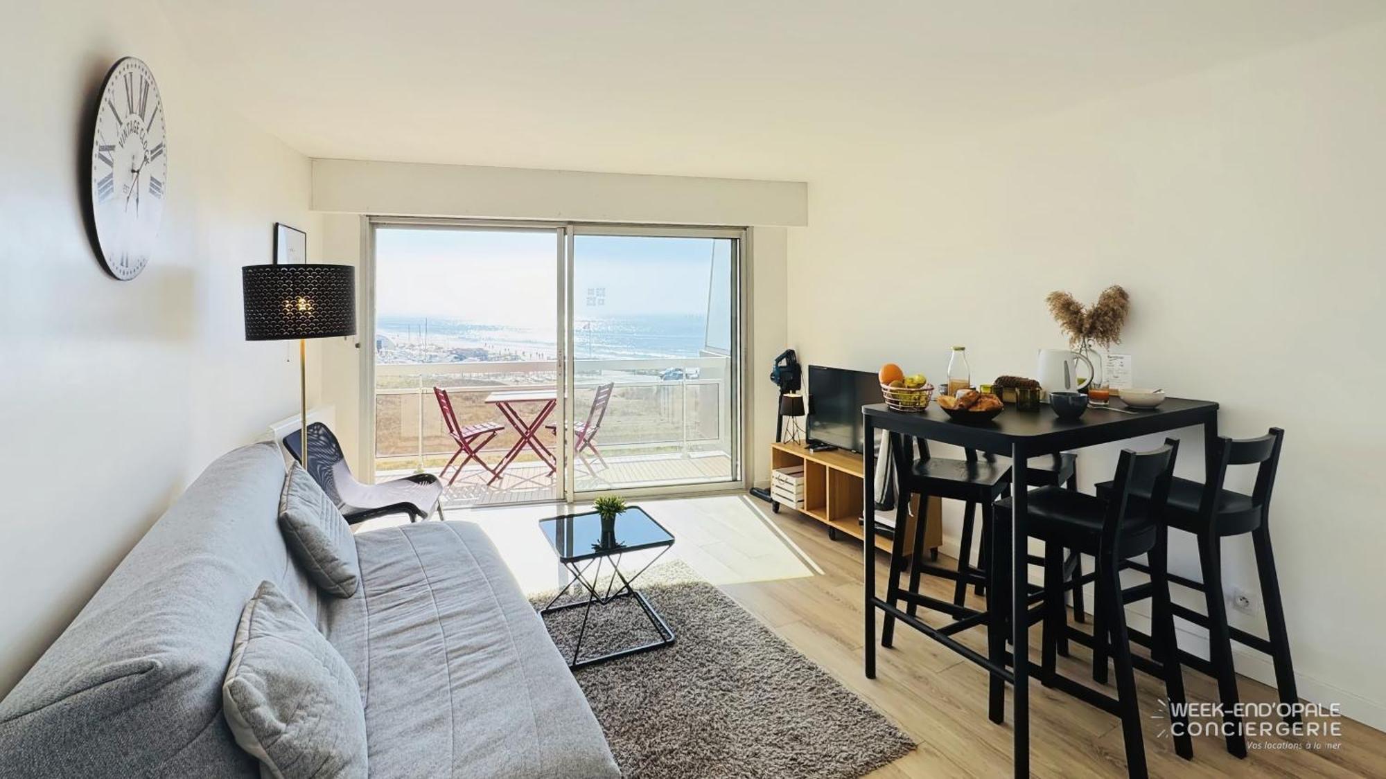 Appartement Vue Mer Au Pied De La Plage De Merlimont-Plage Eksteriør billede