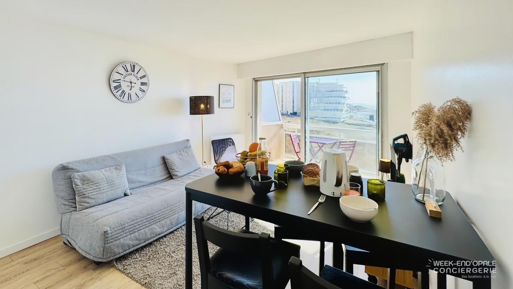 Appartement Vue Mer Au Pied De La Plage De Merlimont-Plage Eksteriør billede