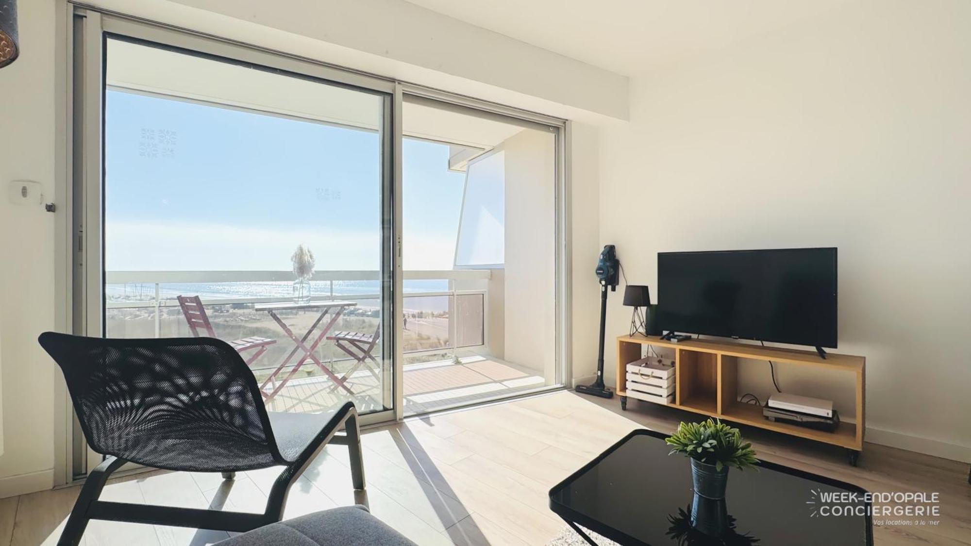 Appartement Vue Mer Au Pied De La Plage De Merlimont-Plage Eksteriør billede